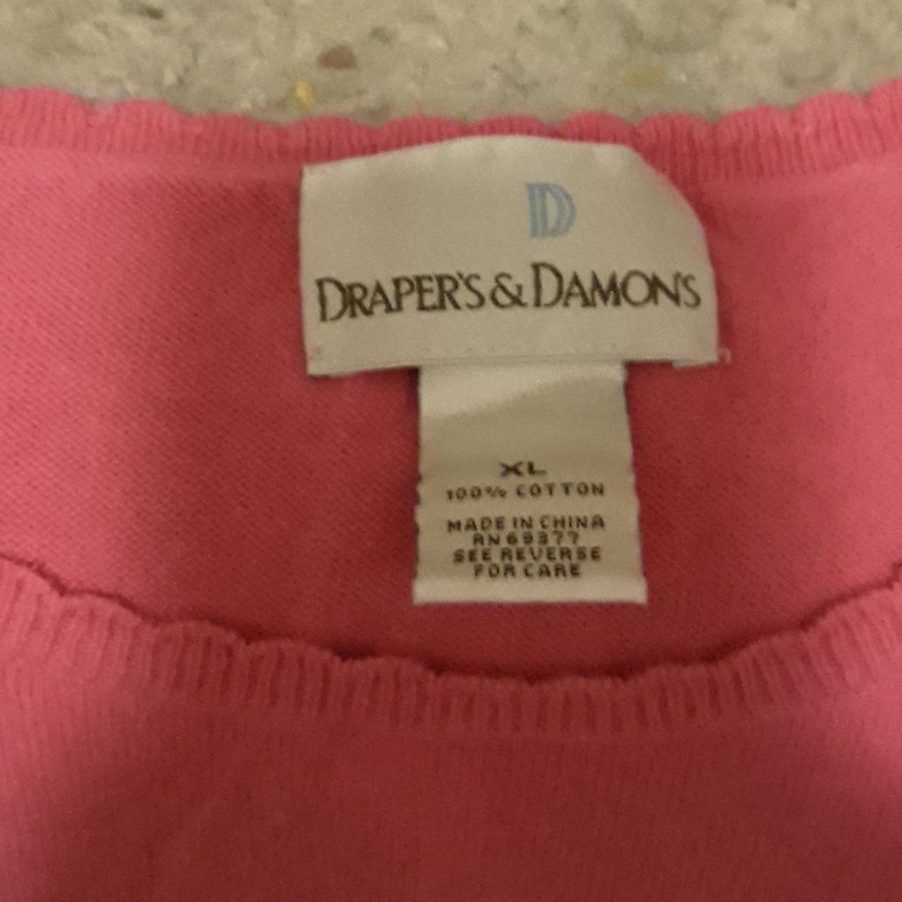 Gently used Drapers & Damons xl pink tank top